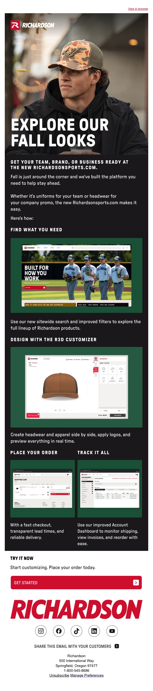Email 5: Explore our fall looks