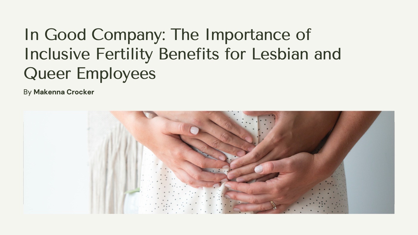 Title slide from the In Good Company research presentation