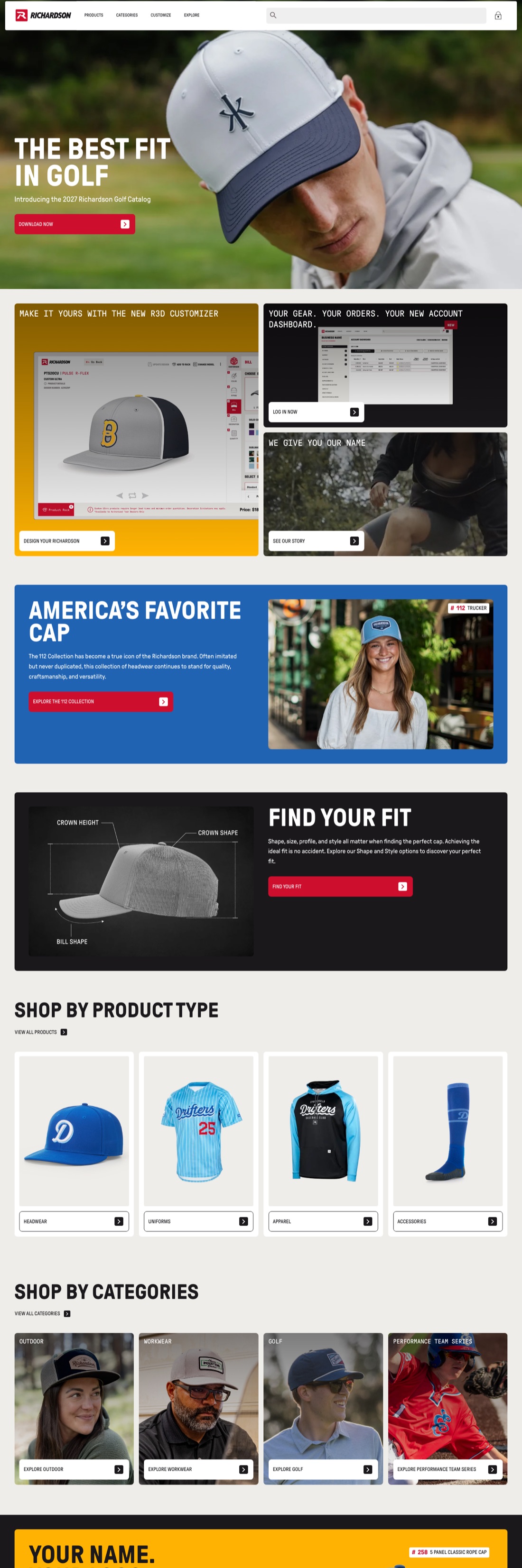 The new Richardson homepage